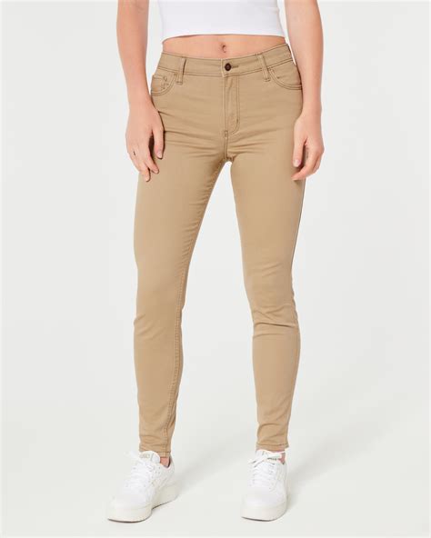 hollister skinny pants|hollister skinny khaki pants.